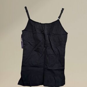 NWT Empetua by Shapermint Scoop Neck Cami Sz XL Black